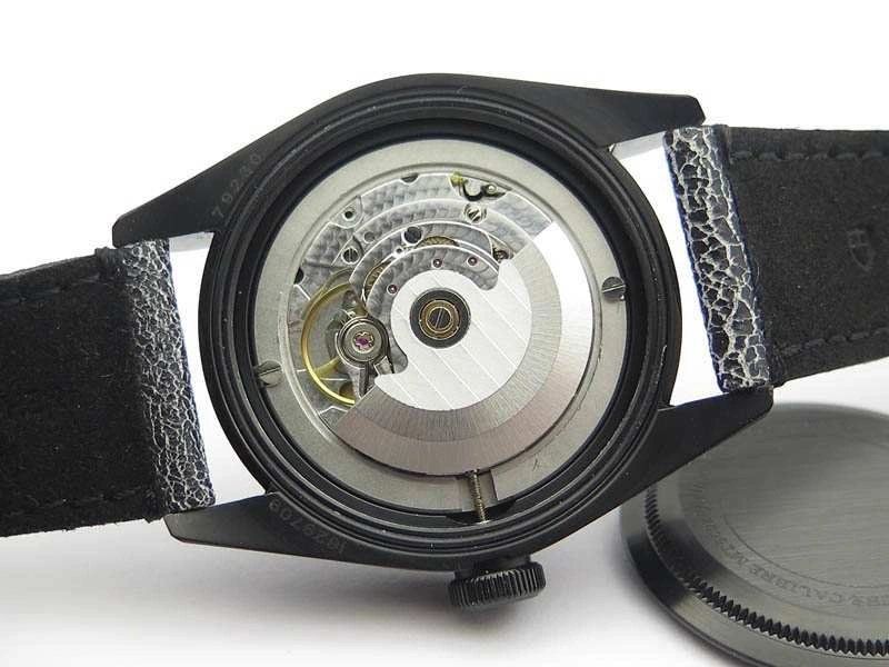 Heritage 2016 Black Bay Dark DLC ZF 1:1 Best Edition Black Bezel On Leather Strap A2824