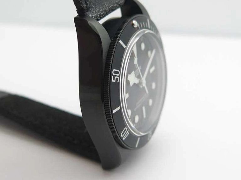 Heritage 2016 Black Bay Dark DLC ZF 1:1 Best Edition Black Bezel On Leather Strap A2824
