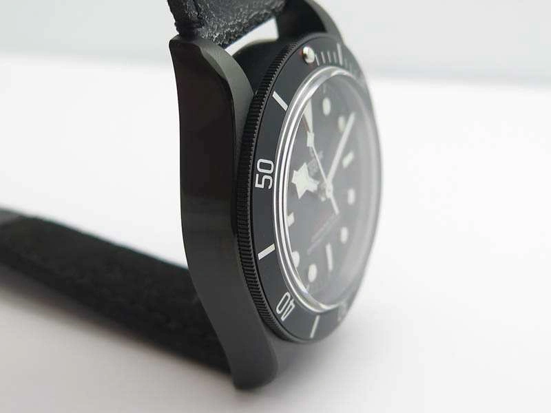 Heritage 2016 Black Bay Dark DLC ZF 1:1 Best Edition Black Bezel On Leather Strap A2824