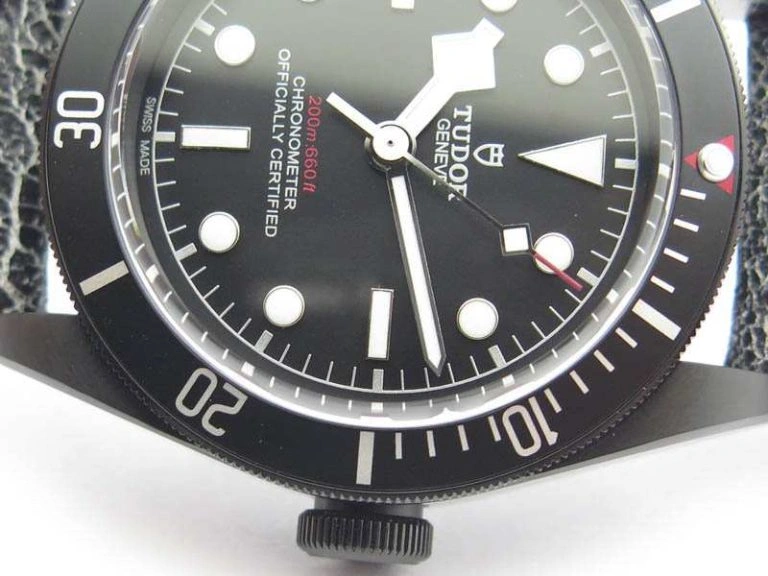 Heritage 2016 Black Bay Dark DLC ZF 1:1 Best Edition Black Bezel On Leather Strap A2824