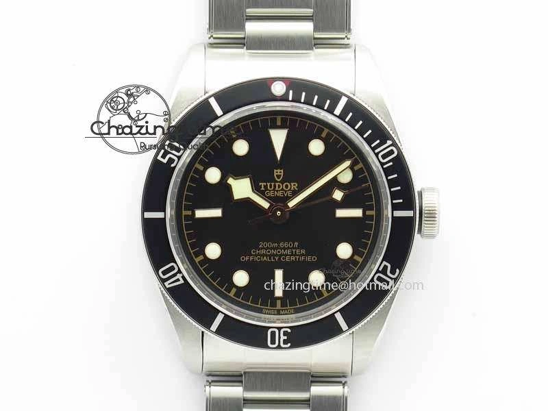 Heritage 2016 Black Bay Shield ZF 1:1 Best Edition On SS Bracelet A2824 (Black)