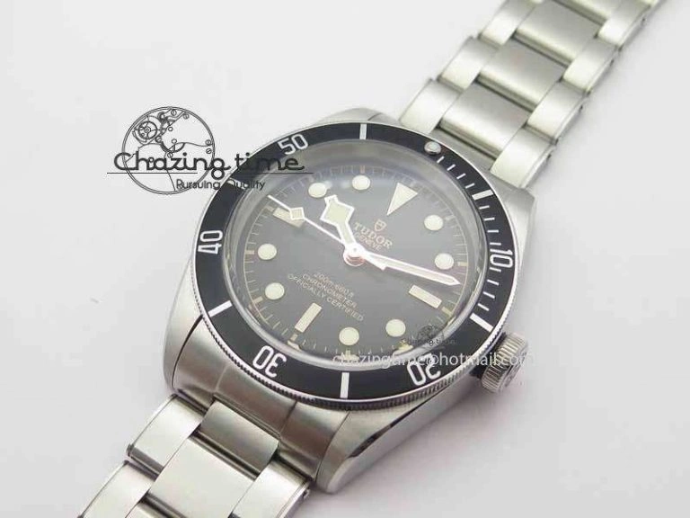 Heritage 2016 Black Bay Shield ZF 1:1 Best Edition On SS Bracelet A2824 (Black)