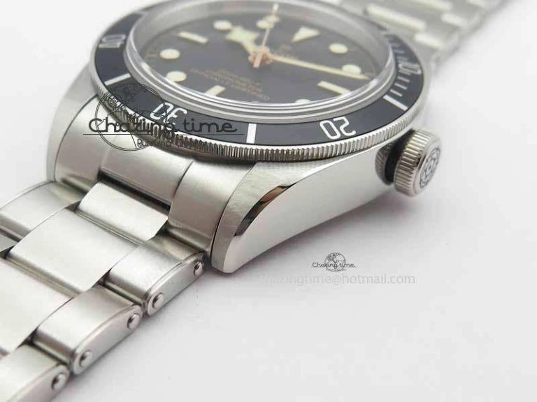 Heritage 2016 Black Bay Shield ZF 1:1 Best Edition On SS Bracelet A2824 (Black)