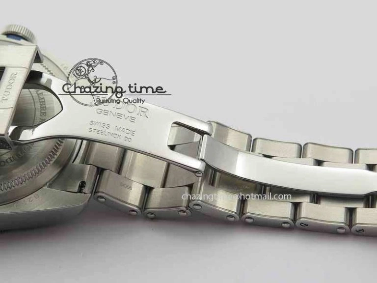 Heritage 2016 Black Bay Shield ZF 1:1 Best Edition On SS Bracelet A2824 (Blue) Free Blue Strap
