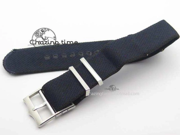 Heritage 2016 Black Bay Shield ZF 1:1 Best Edition On SS Bracelet A2824 (Blue) Free Blue Strap
