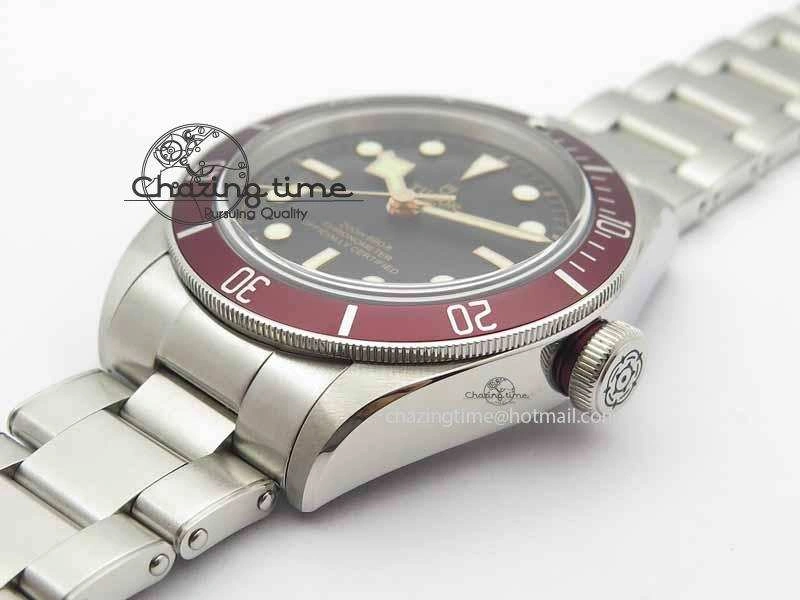 Heritage 2016 Black Bay Shield ZF 1:1 Best Edition On SS Bracelet A2824 (Red) Free Red Strap