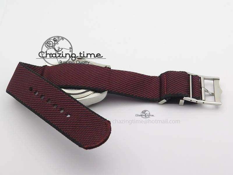 Heritage 2016 Black Bay Shield ZF 1:1 Best Edition On SS Bracelet A2824 (Red) Free Red Strap