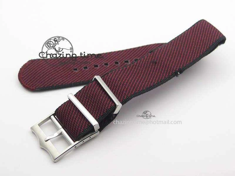 Heritage 2016 Black Bay Shield ZF 1:1 Best Edition On SS Bracelet A2824 (Red) Free Red Strap