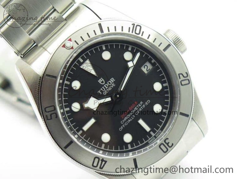 Heritage 2017 Black Bay Steel ZF 1:1 Best Edition On SS Bracelet A2824