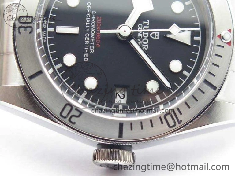 Heritage 2017 Black Bay Steel ZF 1:1 Best Edition On SS Bracelet A2824