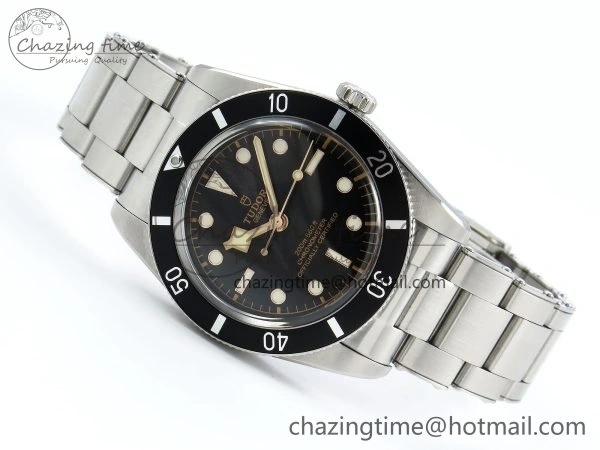 Heritage Black Bay 37mm SS ZF 1:1 Best Edition Black Dial on SS Bracelet A2824