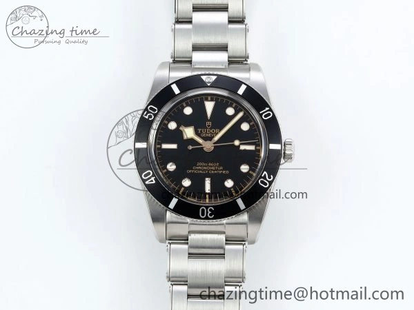 Heritage Black Bay 37mm SS ZF 1:1 Best Edition Black Dial on SS Bracelet A2824