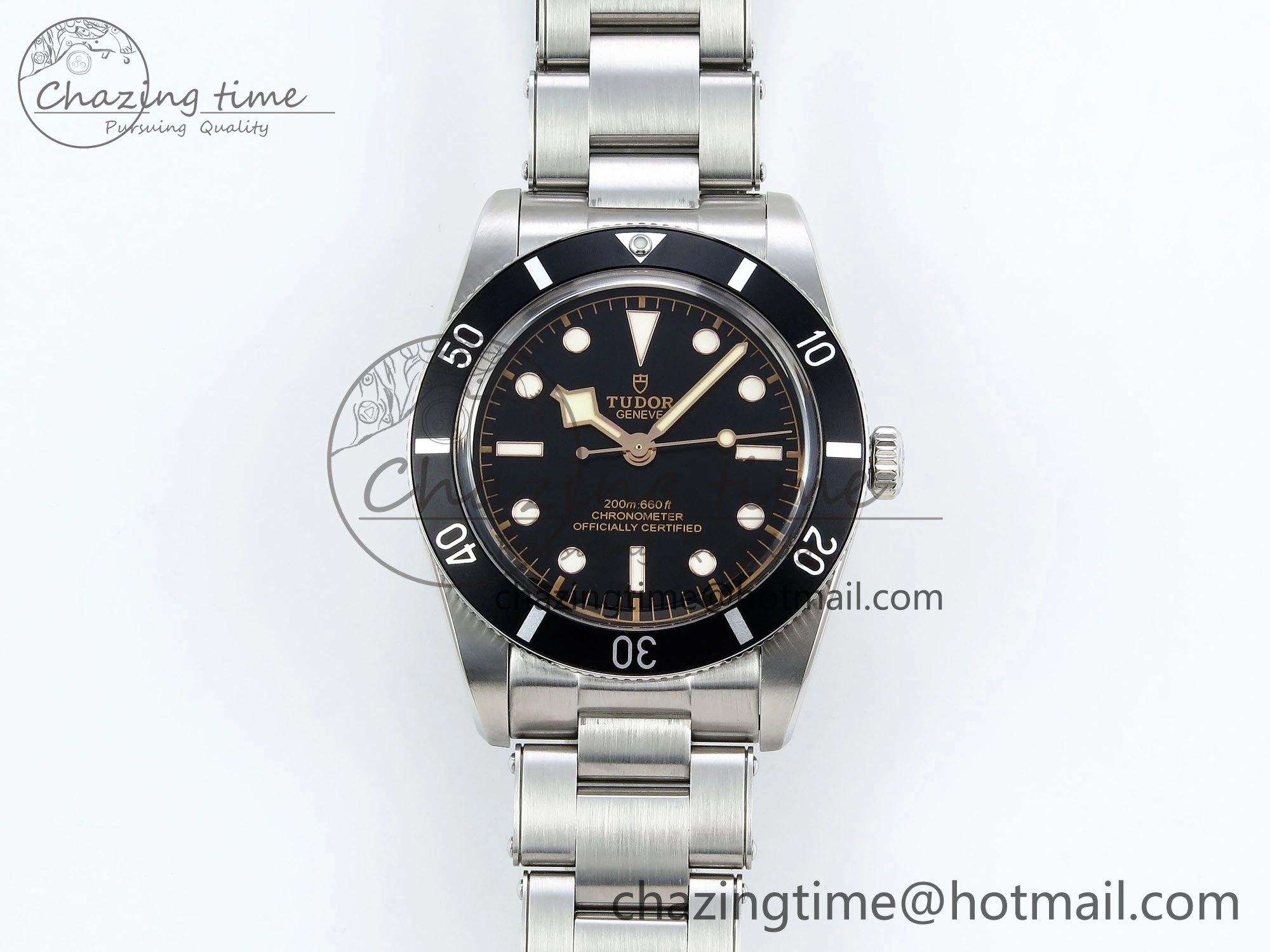 Heritage Black Bay 37mm SS ZF 1:1 Best Edition Black Dial on SS Bracelet A2824