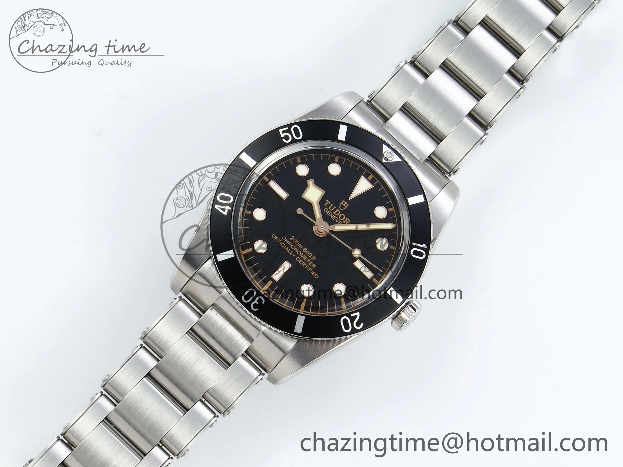 Heritage Black Bay 37mm SS ZF 1:1 Best Edition Black Dial on SS Bracelet A2824