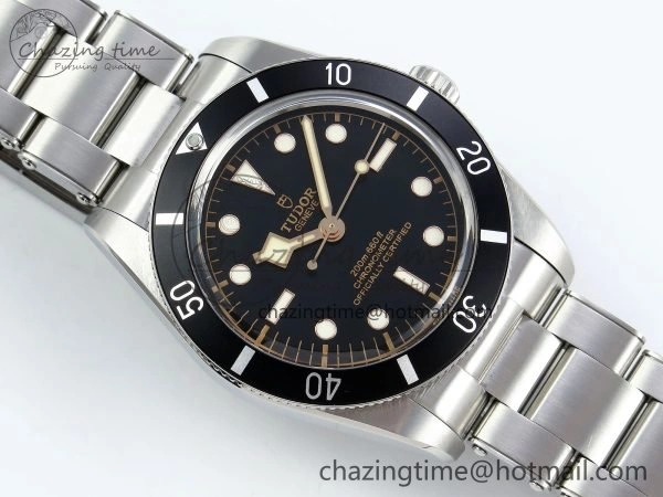 Heritage Black Bay 37mm SS ZF 1:1 Best Edition Black Dial on SS Bracelet A2824
