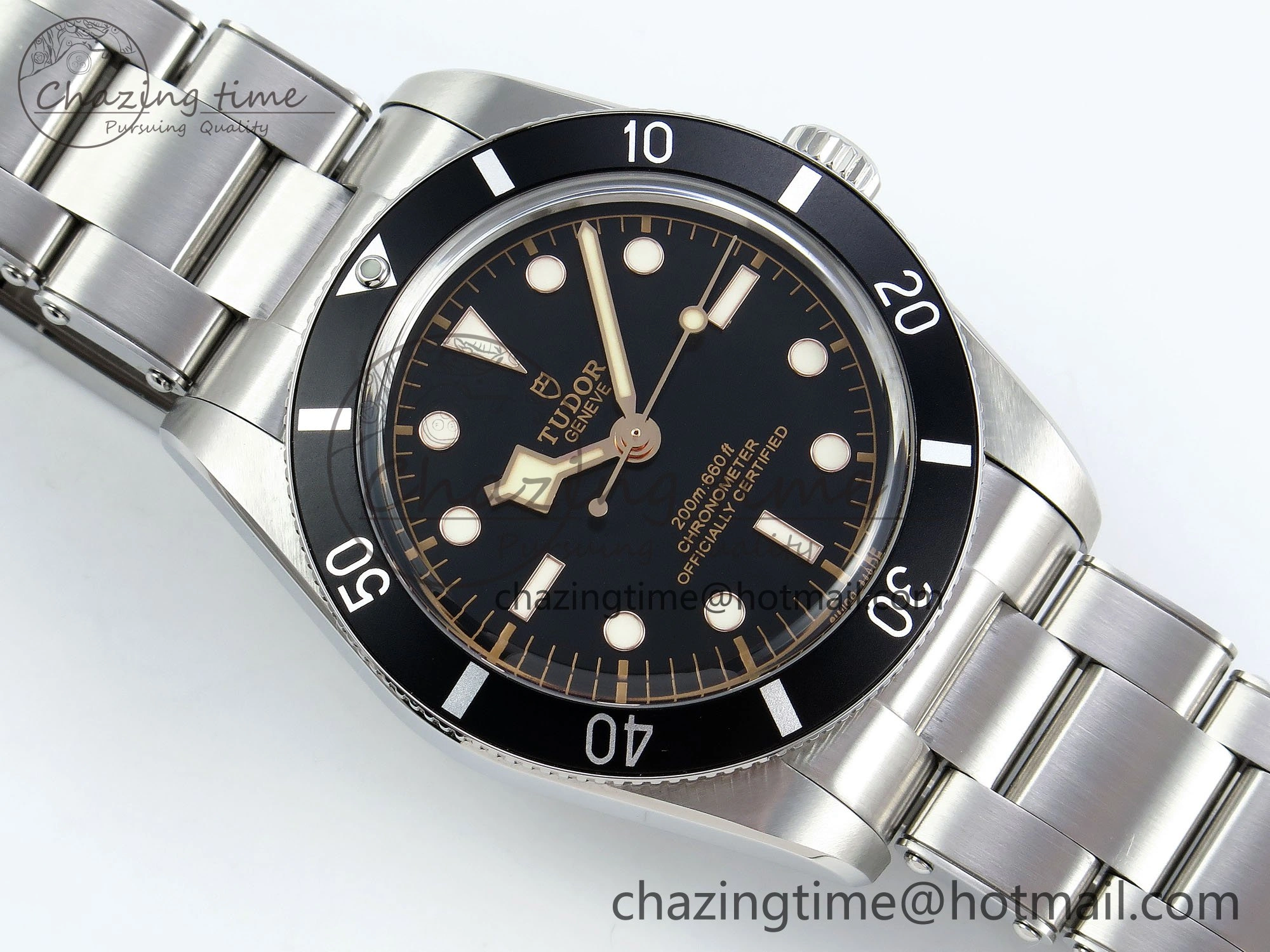 Heritage Black Bay 37mm SS ZF 1:1 Best Edition Black Dial on SS Bracelet A2824