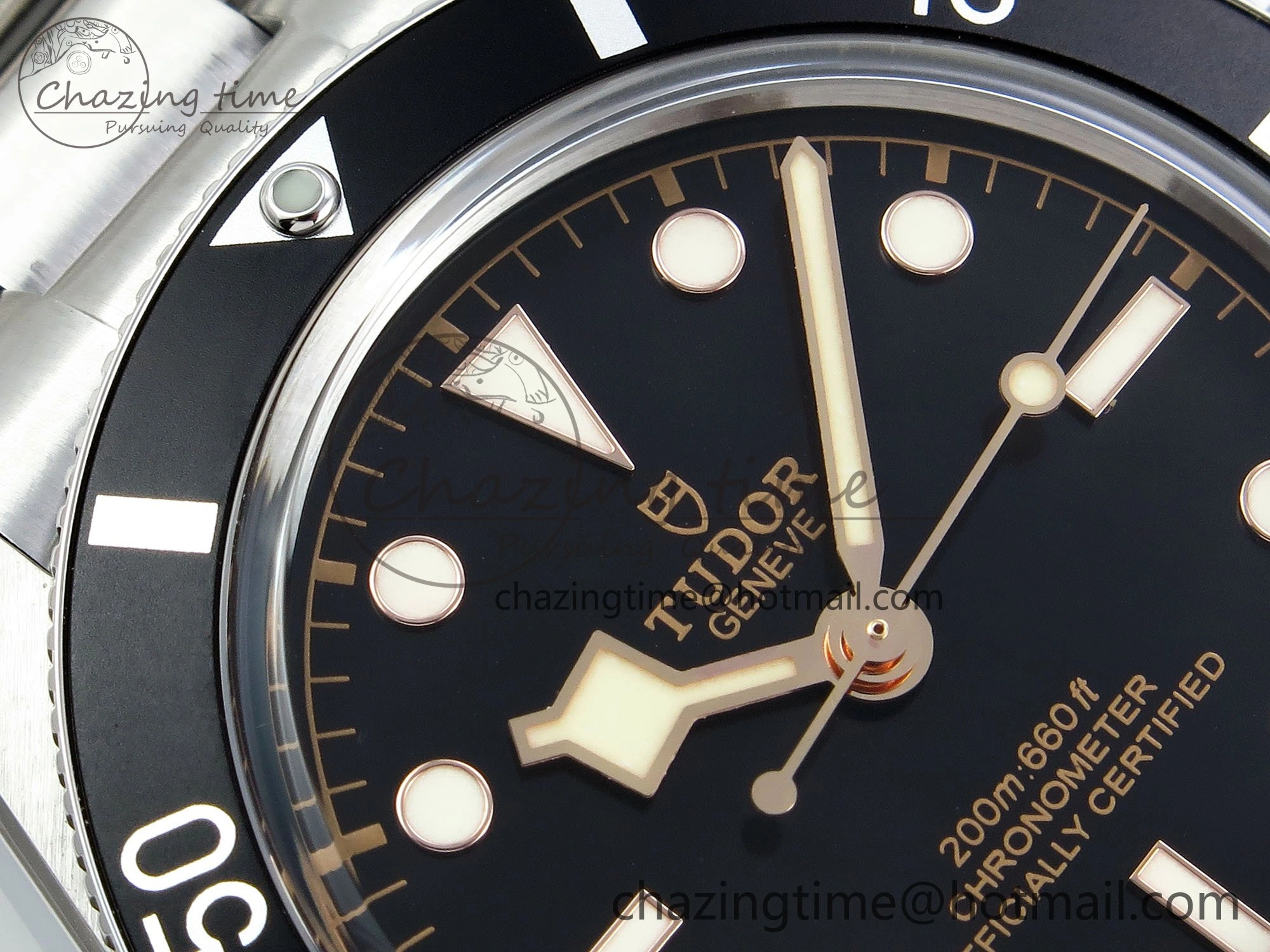 Heritage Black Bay 37mm SS ZF 1:1 Best Edition Black Dial on SS Bracelet A2824