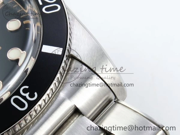 Heritage Black Bay 37mm SS ZF 1:1 Best Edition Black Dial on SS Bracelet A2824
