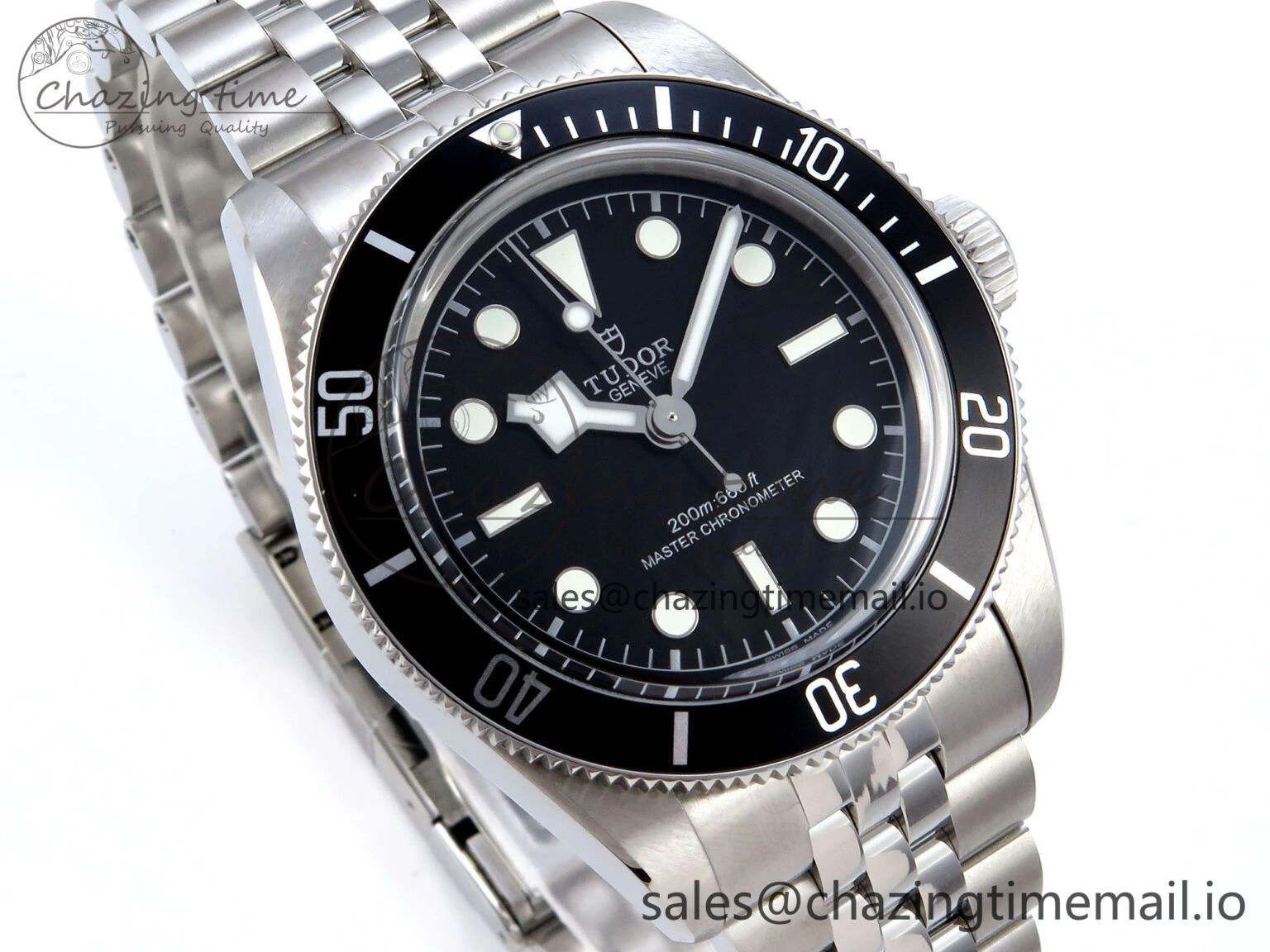 Heritage Black Bay 41mm SS ZF 1:1 Best Edition Black Dial on SS Bracelet A2824