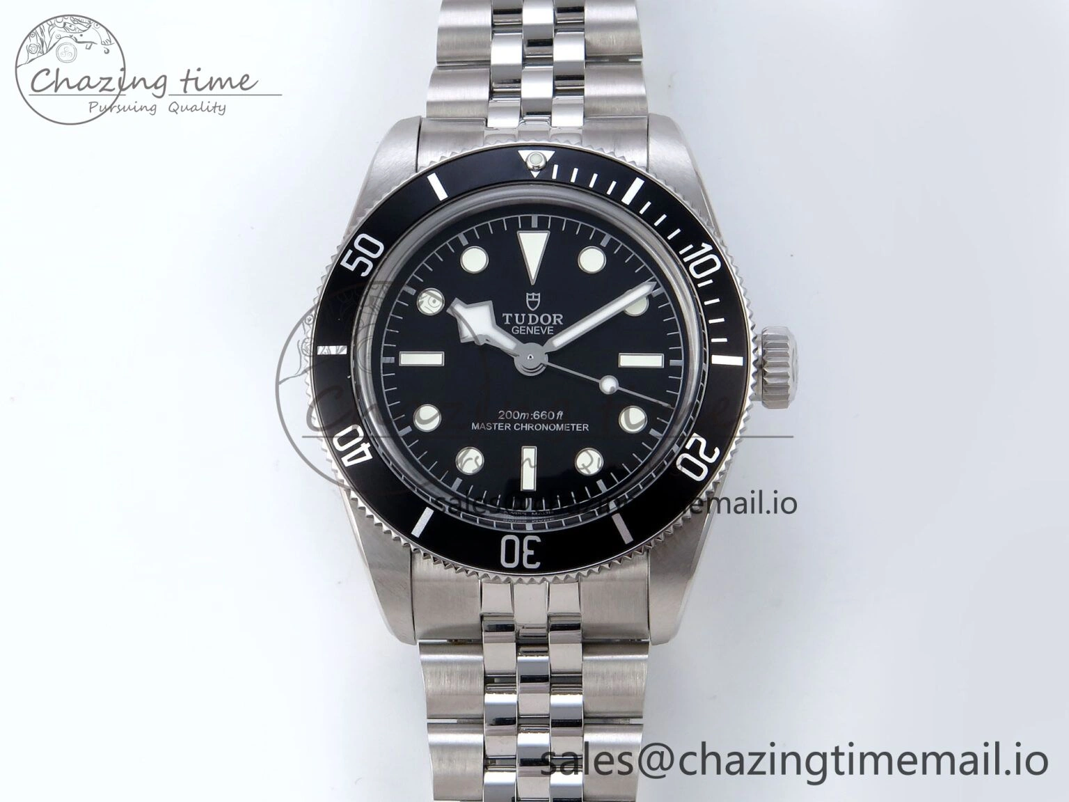 Heritage Black Bay 41mm SS ZF 1:1 Best Edition Black Dial on SS Bracelet A2824