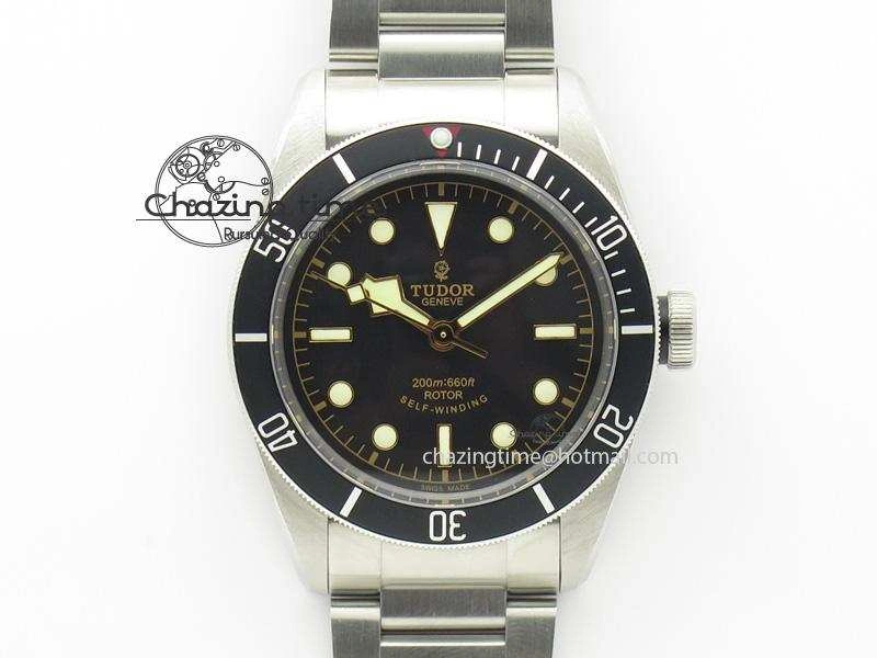 Heritage Black Bay Black ZF 1:1 Best Edition On SS Bracelet A2824