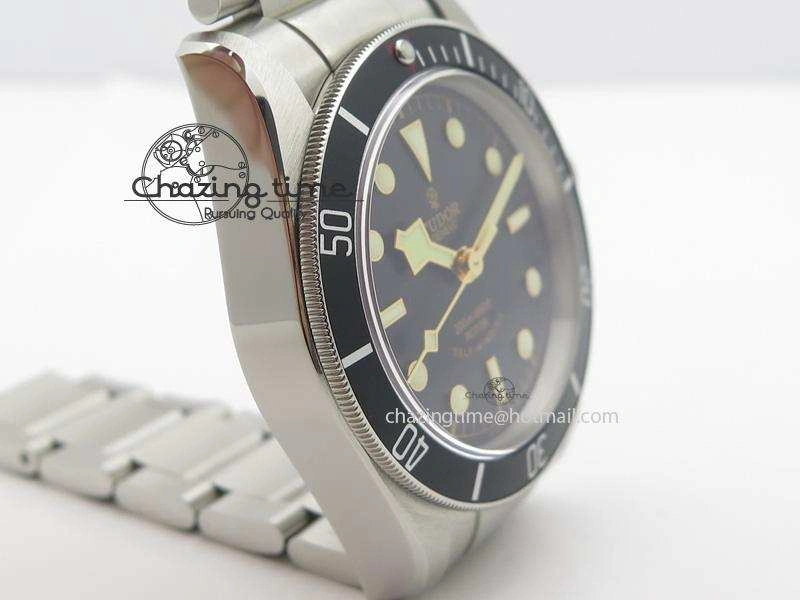 Heritage Black Bay Black ZF 1:1 Best Edition On SS Bracelet A2824
