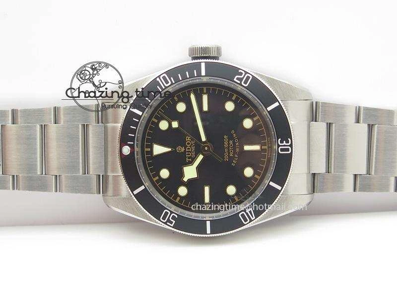 Heritage Black Bay Black ZF 1:1 Best Edition On SS Bracelet A2824