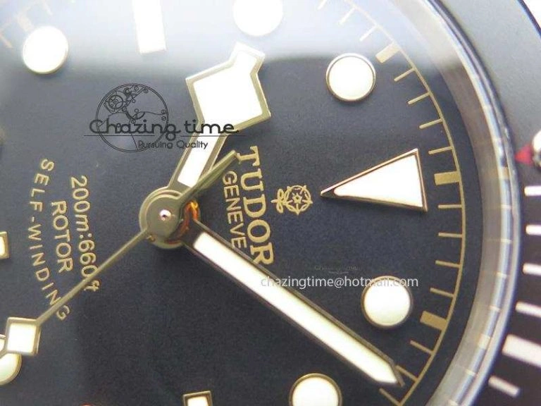 Heritage Black Bay Black ZF 1:1 Best Edition On SS Bracelet A2824