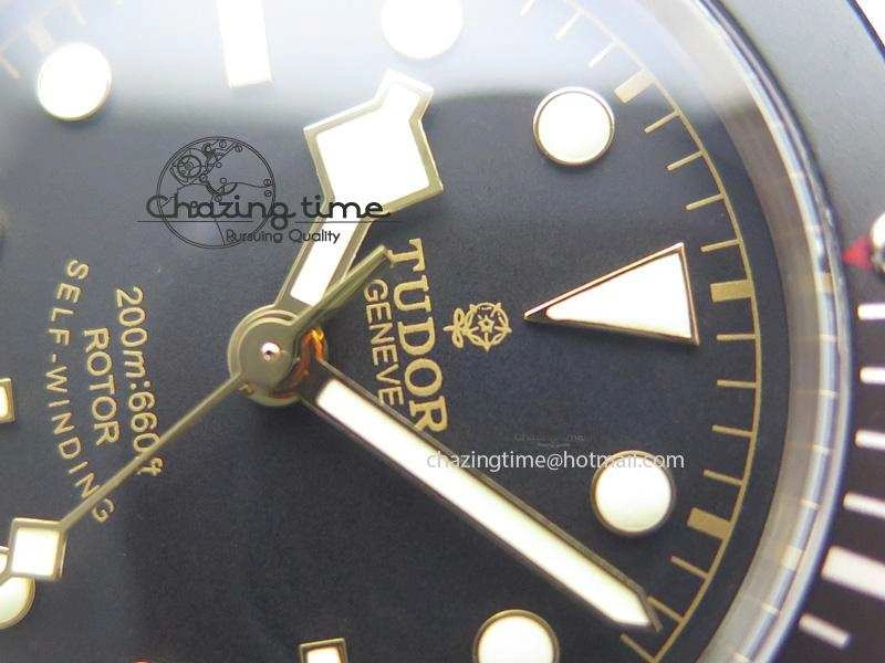 Heritage Black Bay Black ZF 1:1 Best Edition On SS Bracelet A2824