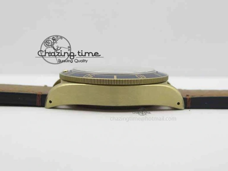 Heritage Black Bay Bronze 2017 Bucherer ZF 1:1 Best Edition On Aged Brown Leather Strap A2824