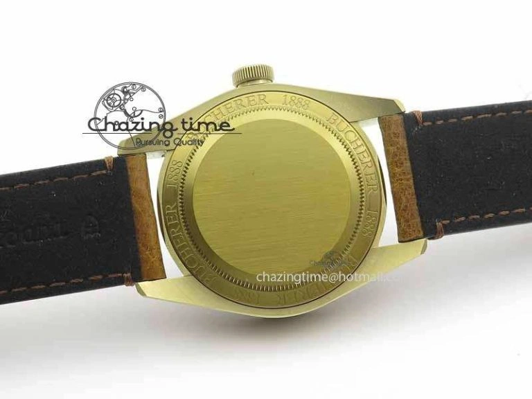 Heritage Black Bay Bronze 2017 Bucherer ZF 1:1 Best Edition On Aged Brown Leather Strap A2824
