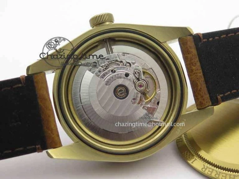 Heritage Black Bay Bronze 2017 Bucherer ZF 1:1 Best Edition On Aged Brown Leather Strap A2824