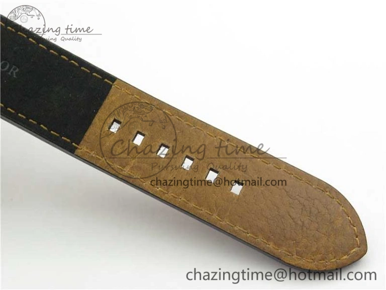 Heritage Black Bay Bronze Blue XF 1:1 Best Edition on Aged Brown Leather Strap A5612 V3 (Free Nato Strap)