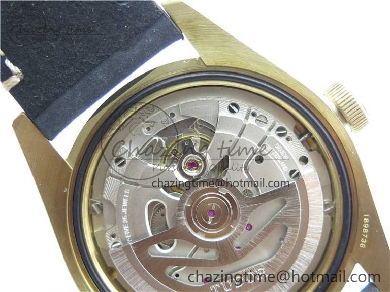 Heritage Black Bay Bronze Gray XF 1:1 Best Edition on Leather Strap A5612 (Free Nylon Strap)
