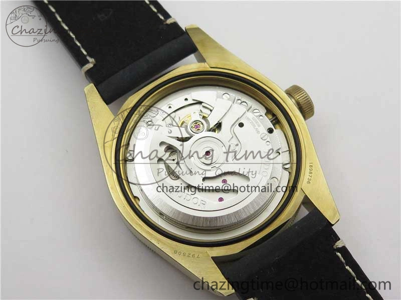 Heritage Black Bay Bronze Gray XF 1:1 Best Edition on Leather Strap A5612 (Free Nylon Strap)