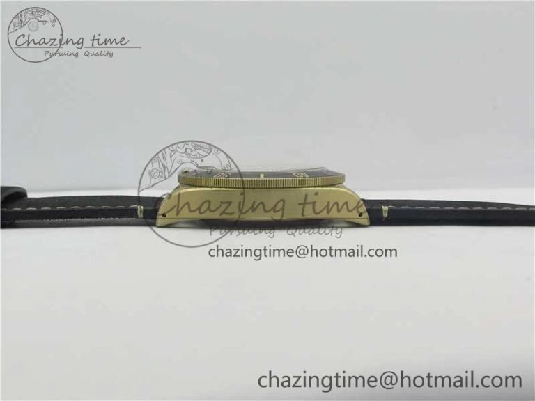 Heritage Black Bay Bronze Gray ZF 1:1 Best Edition on Leather Strap A2824