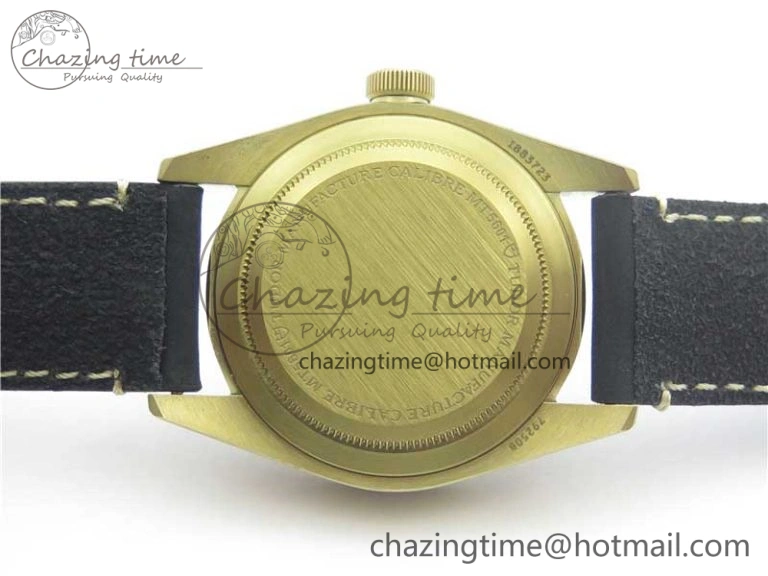 Heritage Black Bay Bronze Gray ZF 1:1 Best Edition on Leather Strap A2824