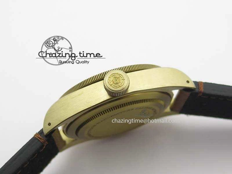 Heritage Black Bay Bronze ZF 1:1 Best Edition On Aged Brown Leather Strap A2824 V2
