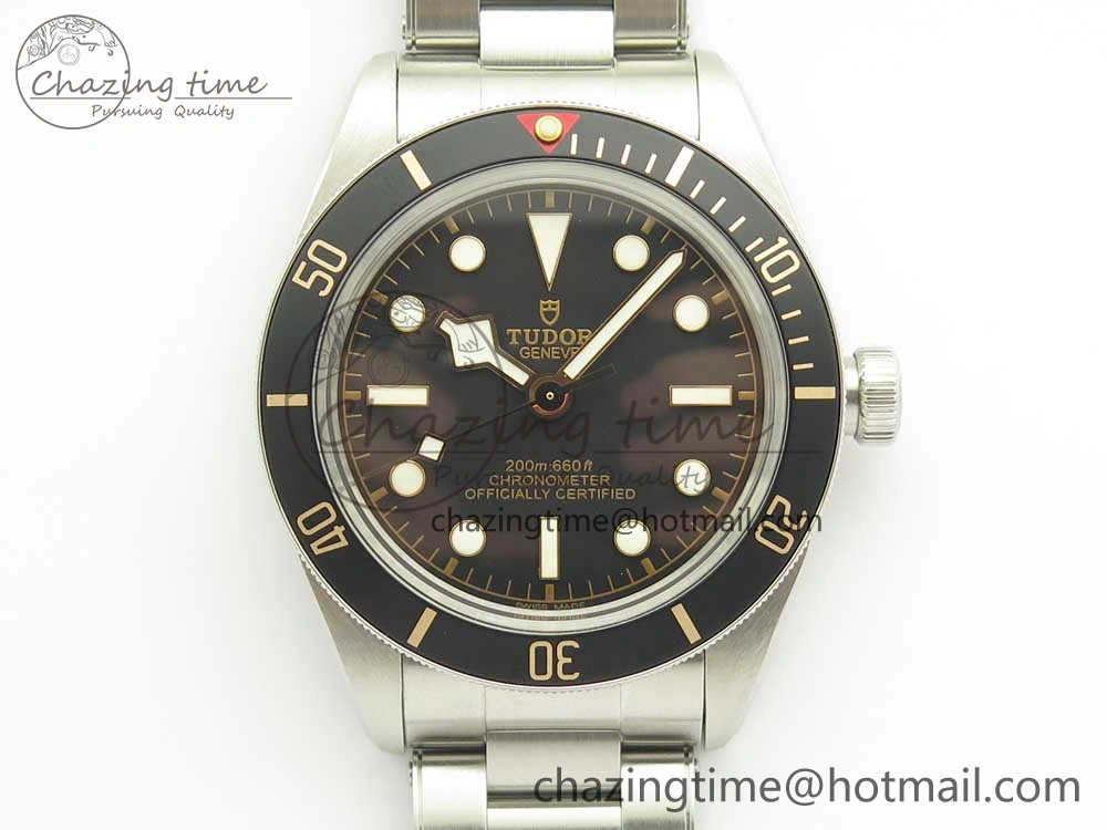 Heritage Black Bay Fifty-Eight 39mm SS ZF 1:1 Best Edition Black Dial on SS Bracelet A2824 V2