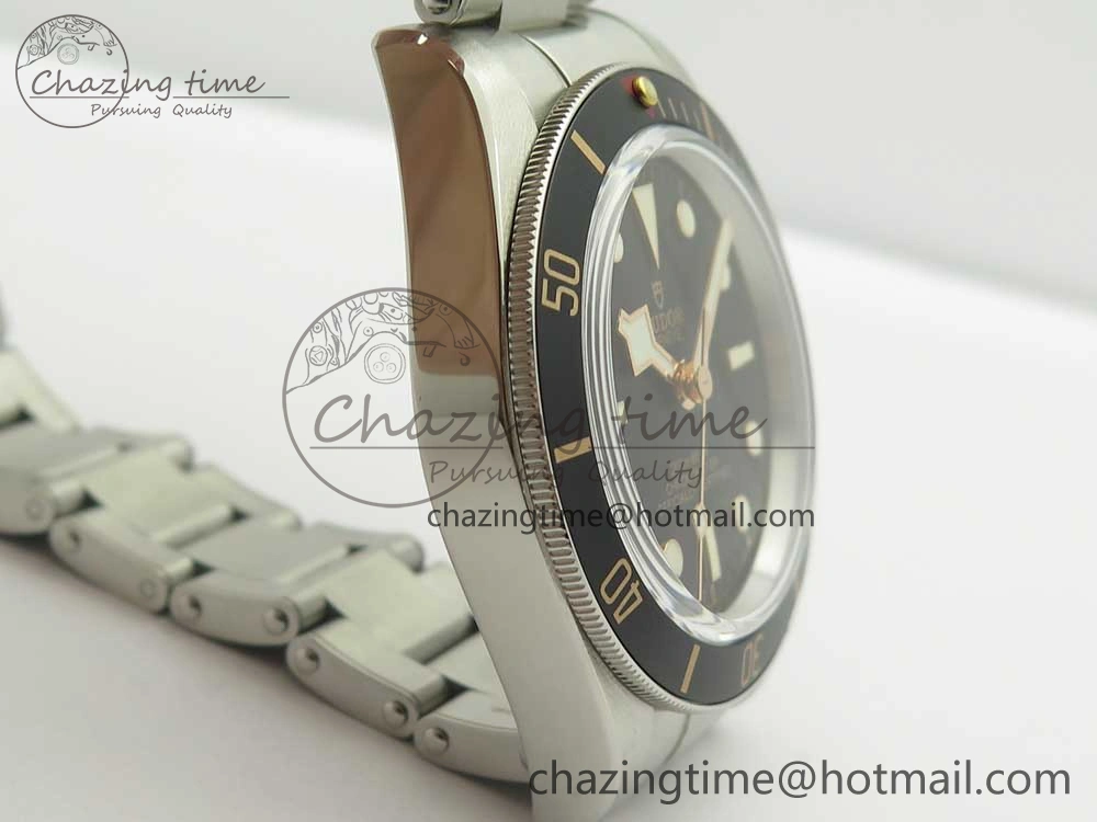 Heritage Black Bay Fifty-Eight 39mm SS ZF 1:1 Best Edition Black Dial on SS Bracelet A2824 V2