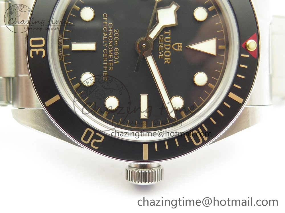 Heritage Black Bay Fifty-Eight 39mm SS ZF 1:1 Best Edition Black Dial on SS Bracelet A2824 V2