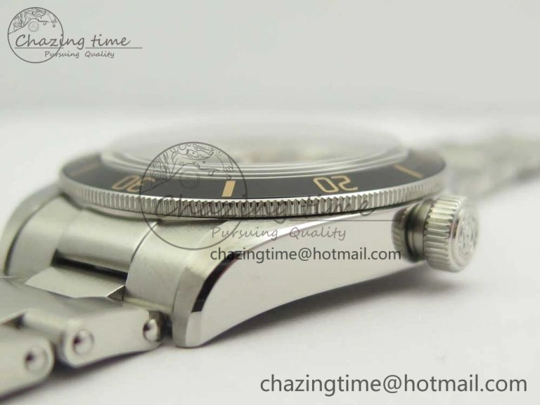 Heritage Black Bay Fifty-Eight 39mm SS ZF 1:1 Best Edition Black Dial on SS Bracelet A2824 V2