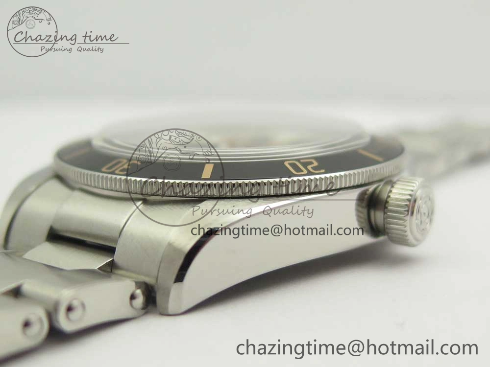 Heritage Black Bay Fifty-Eight 39mm SS ZF 1:1 Best Edition Black Dial on SS Bracelet A2824 V2