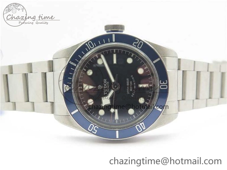 Heritage Black Bay M79230B-0008 SS ZF 1:1 Best Edition Blue Bezel Black Dial on SS Bracelet A2824 (Free box)