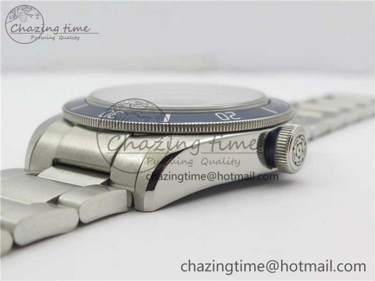 Heritage Black Bay M79230B-0008 SS ZF 1:1 Best Edition Blue Bezel Black Dial on SS Bracelet A2824 (Free box)