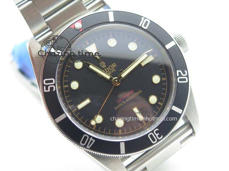 Heritage Black Bay One Limited Edition ZF 1:1 Best Edition On SS Bracelet A2824