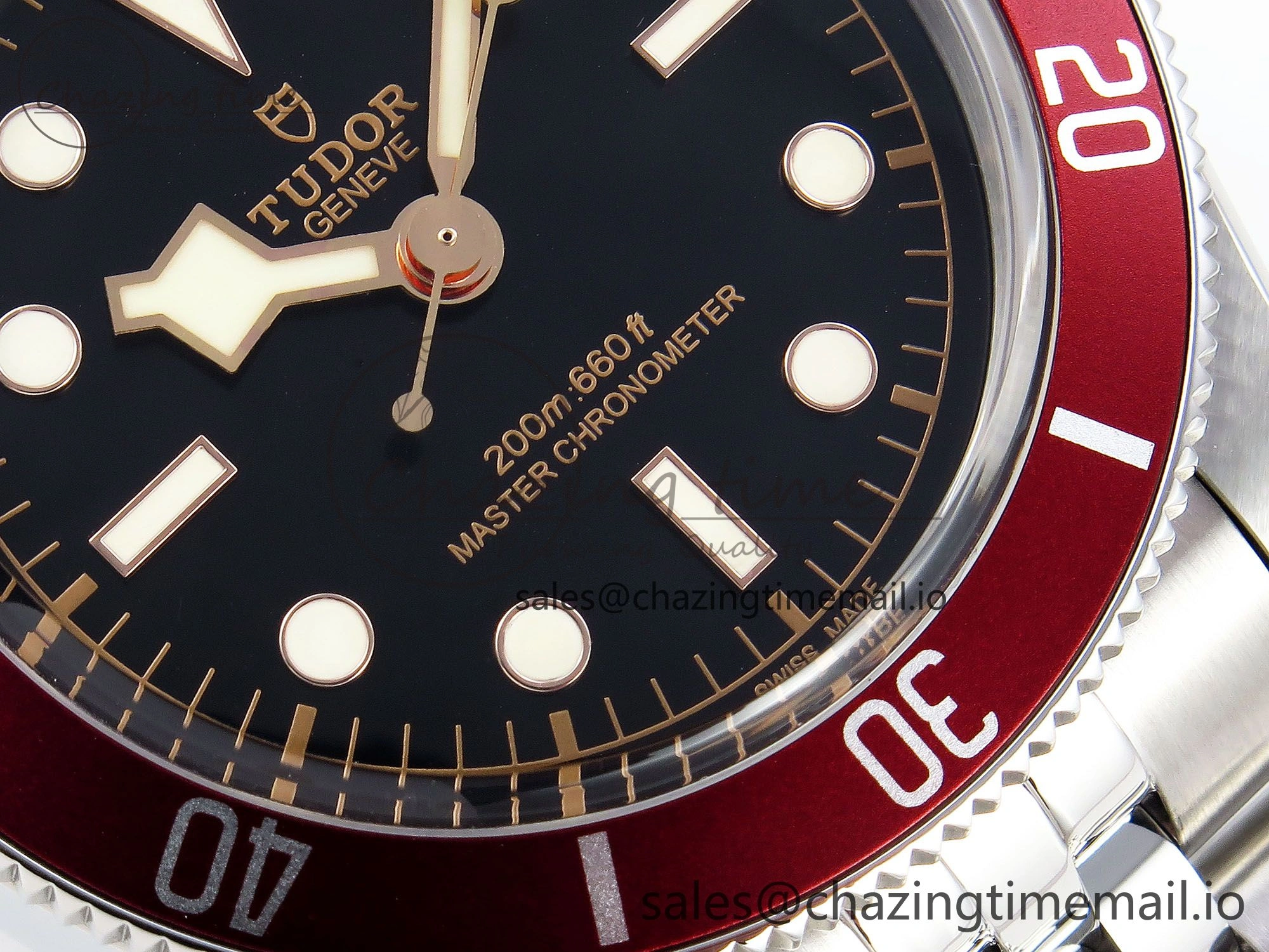 Heritage Black Bay Red Bezel ZF 1:1 Best Edition on SS Jubilee Bracelet A2824