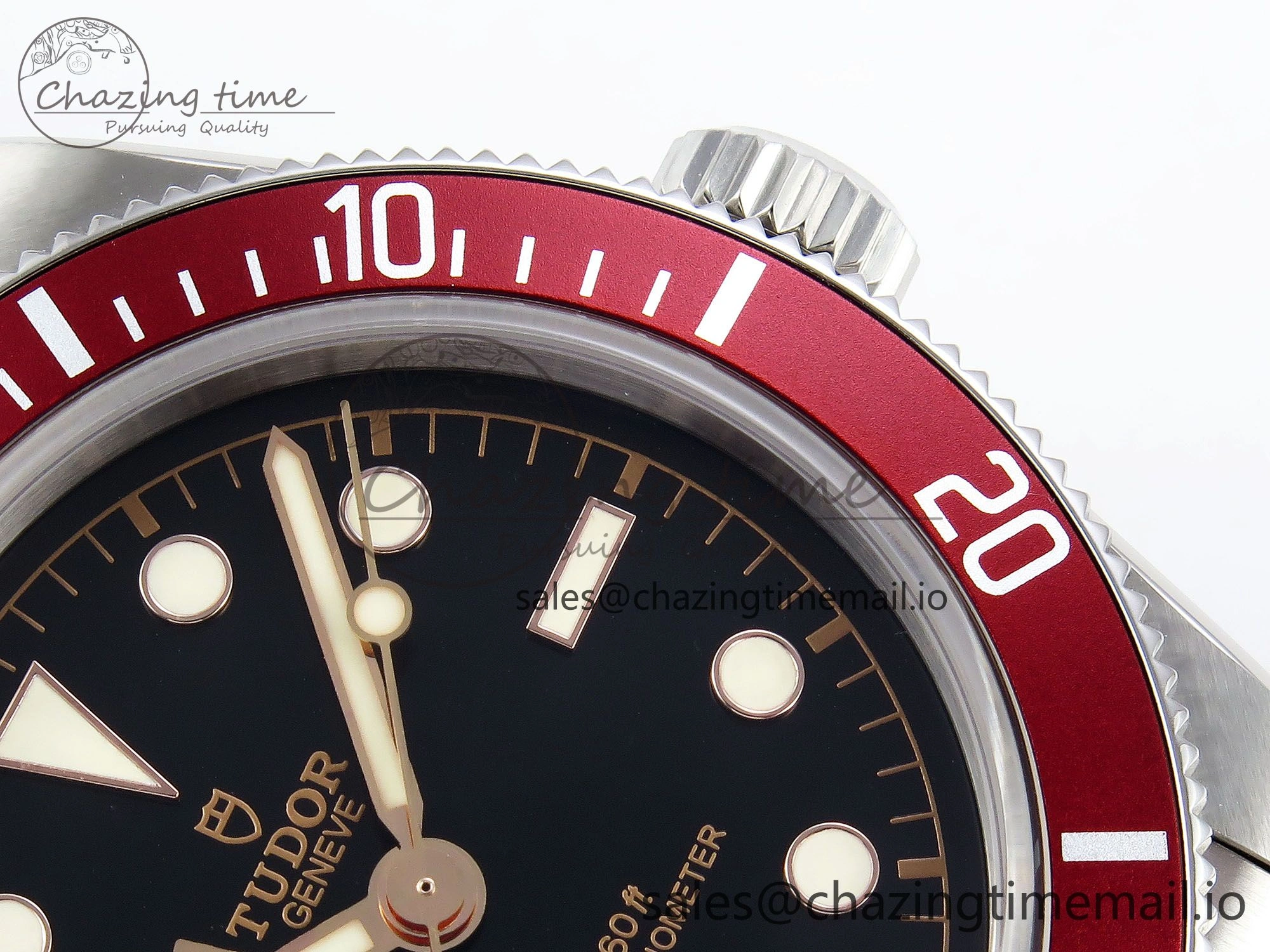Heritage Black Bay Red Bezel ZF 1:1 Best Edition on SS Jubilee Bracelet A2824