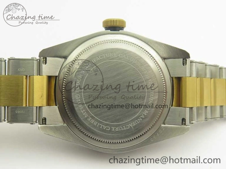 Heritage Black Bay S&G 2017 ZF 1:1 Best Edition On SS YG Bracelet A2824 ( Free Nylon Strap)