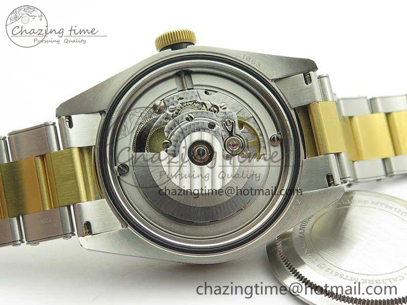 Heritage Black Bay SS YG 2017 ZF 1:1 Best Edition Gold Dial On SS Bracelet A2824